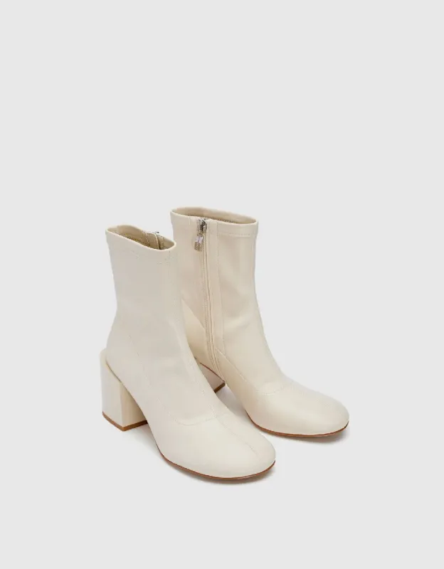 Heeled Round Toe Boots sold by Urban Revivo