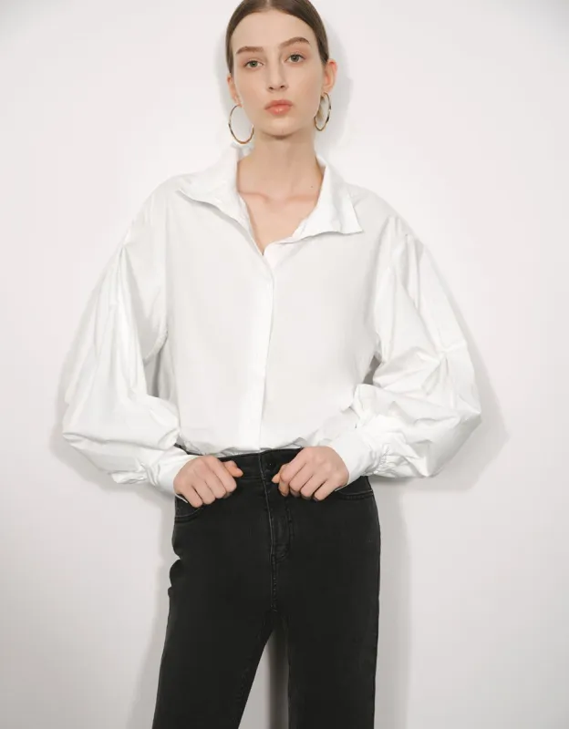 Button Up Straight Shirt sold by Urban Revivo