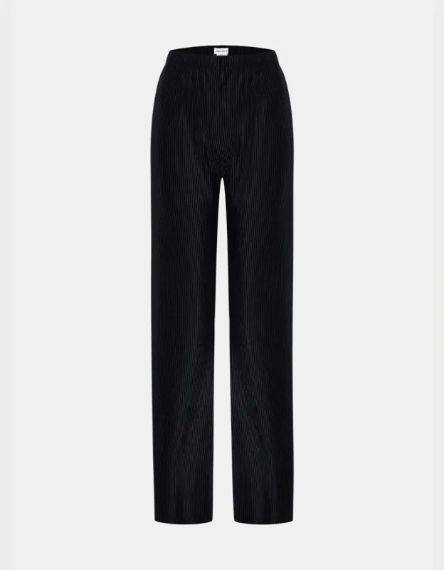 Elastic Waist Wide Leg Pants sold by Urban Revivo