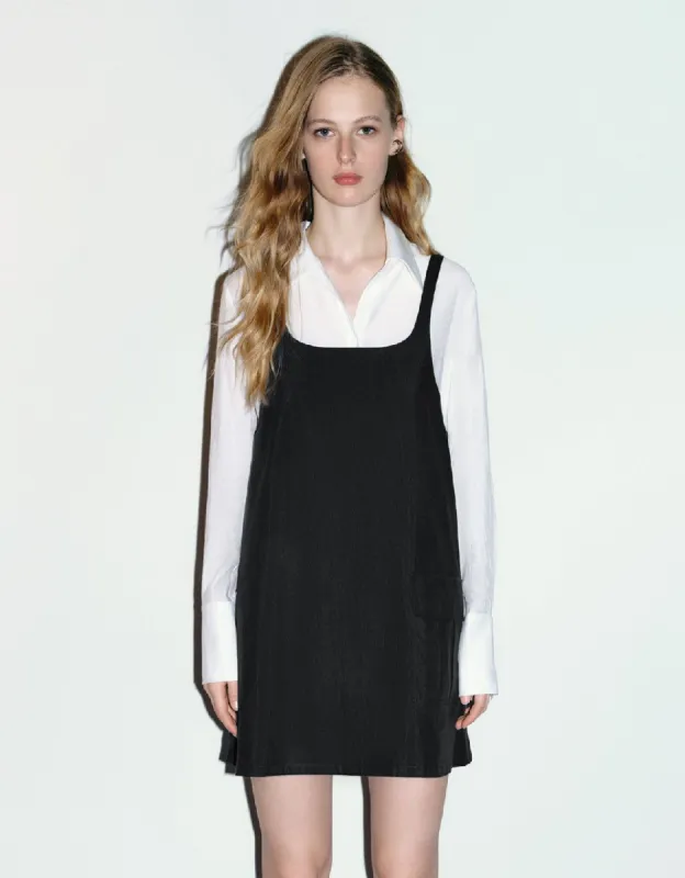 Sleeveless U Neck A-Line Dress sold by Urban Revivo