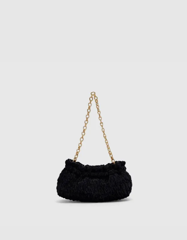 Ruched Embossed Shoulder Bag sold by Urban Revivo
