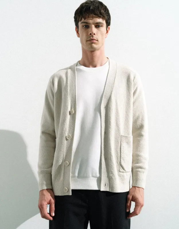 V-Neck Knitted Cardigan sold by Urban Revivo