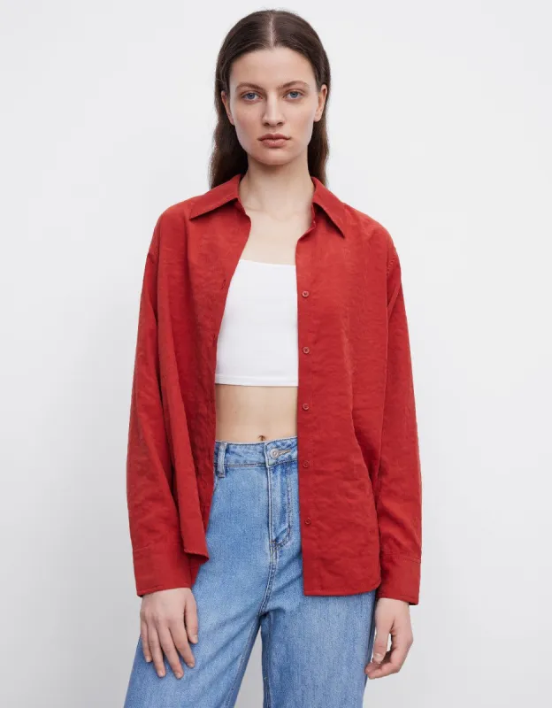 Textured Plain Shirt sold by Urban Revivo