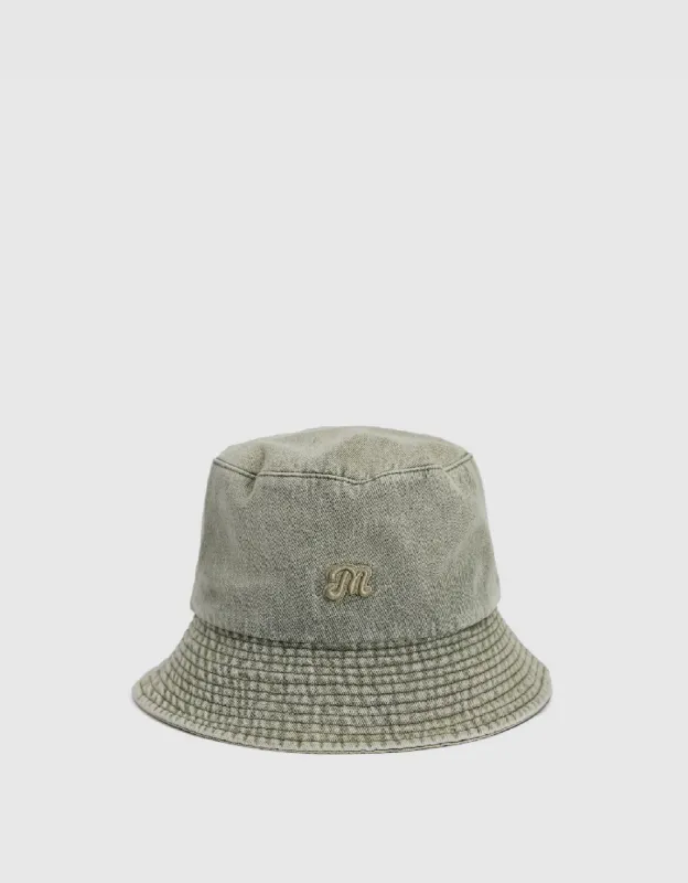 Letter Embroidered Bucket Hat sold by Urban Revivo