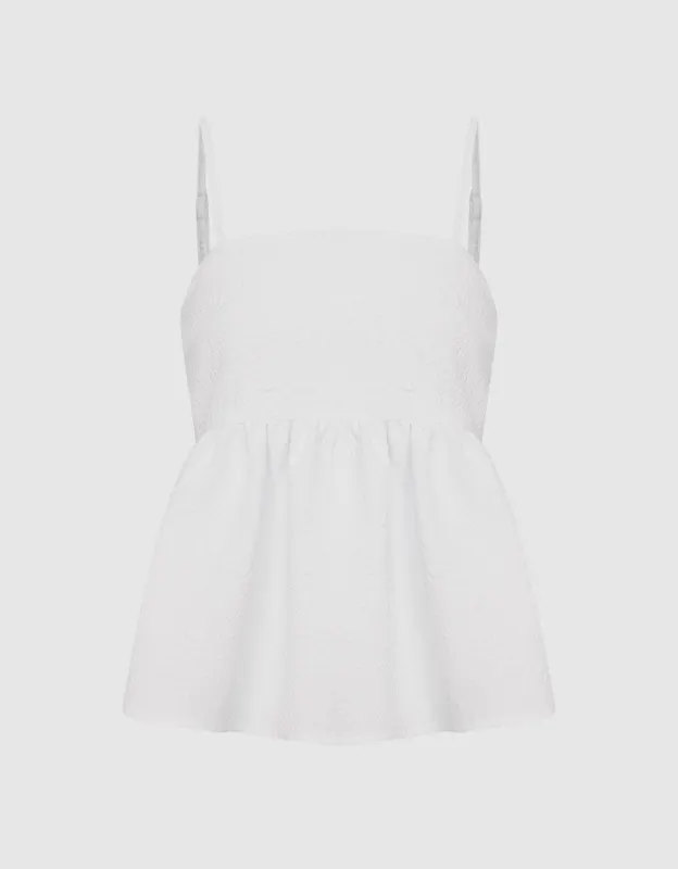 Ruffle Hem Cami Top sold by Urban Revivo