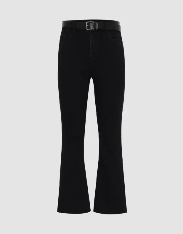 Flare Jeans With Belt sold by Urban Revivo