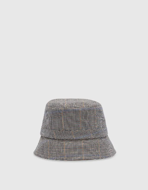 Checkered Bucket Hat sold by Urban Revivo