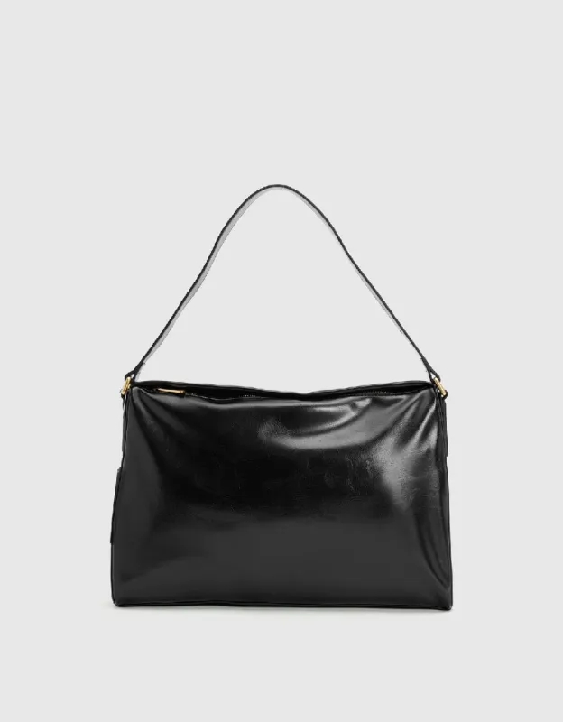 Vegan Leather Shoulder Bag sold by Urban Revivo