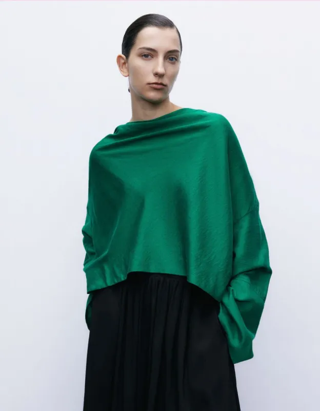 Cowl Neck Overhead Shirt sold by Urban Revivo