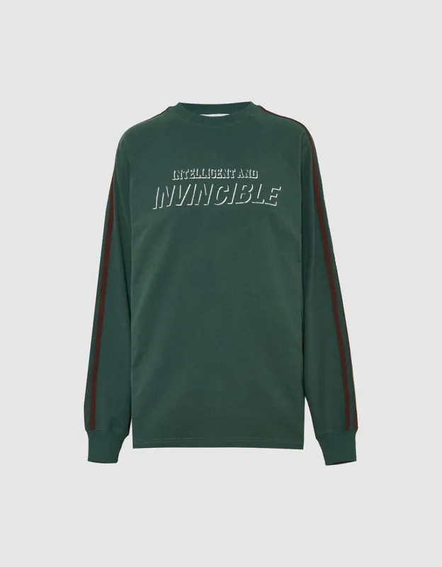 Letter Printed Crew Neck Loose T-Shirt sold by Urban Revivo