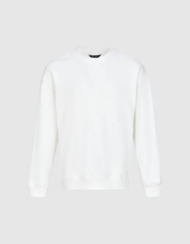Crew Neck Straight Sweatshirt sold by Urban Revivo