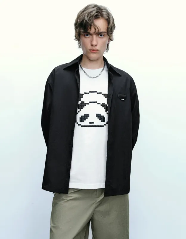 Button Up Oversized Shirt sold by Urban Revivo