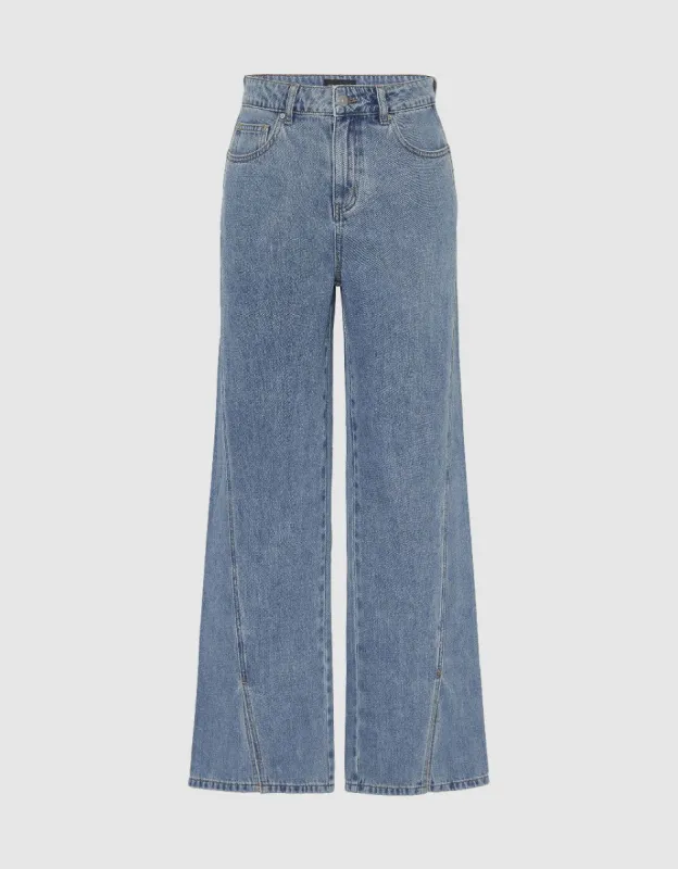 Split Hem Jeans sold by Urban Revivo