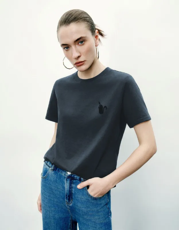Crew Neck Skinny T-Shirt sold by Urban Revivo