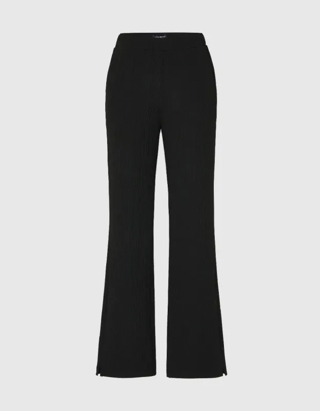 Elastic Waist Knitted Straight Pants sold by Urban Revivo