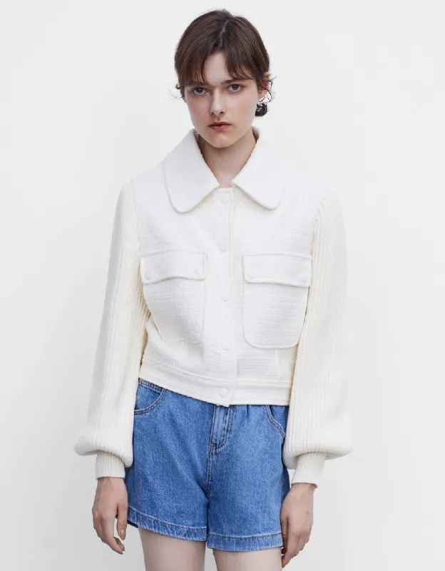 Straight Knitted Jacket sold by Urban Revivo