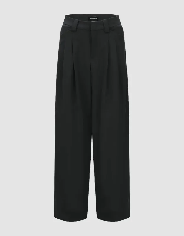 Tailored Wide-Leg Pants sold by Urban Revivo