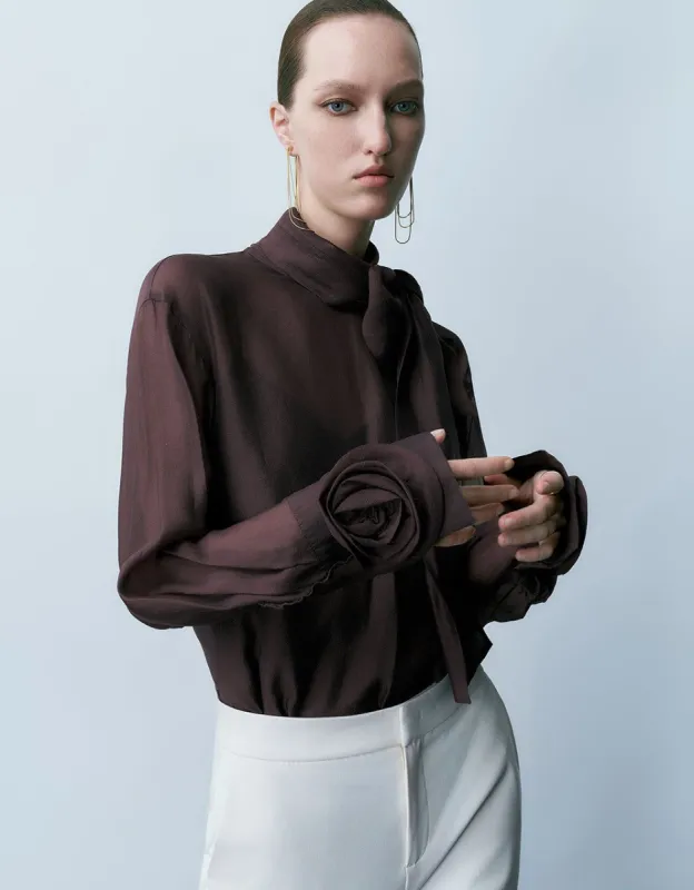 Stand Collar Overhead Shirt sold by Urban Revivo