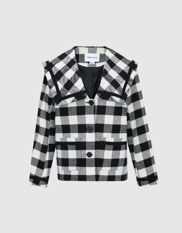 Checkered Straight Jacket sold by Urban Revivo