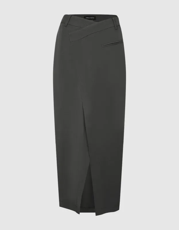 Midi Straight Skirt sold by Urban Revivo