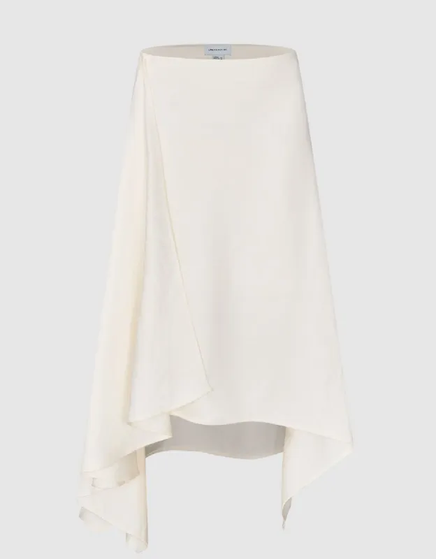 Ruffle A-Line Skirt sold by Urban Revivo