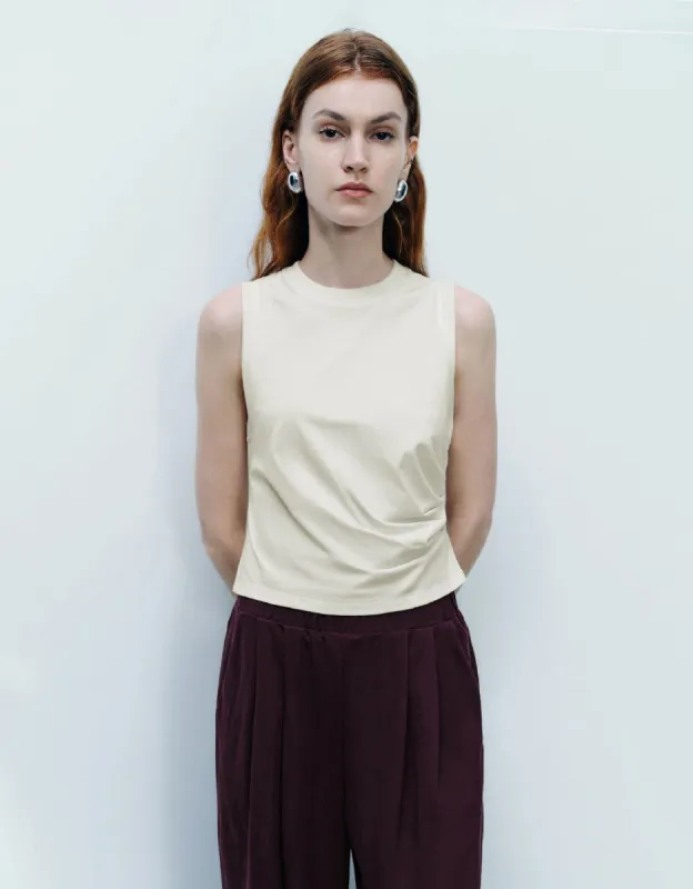 Crew Neck Tank Top sold by Urban Revivo