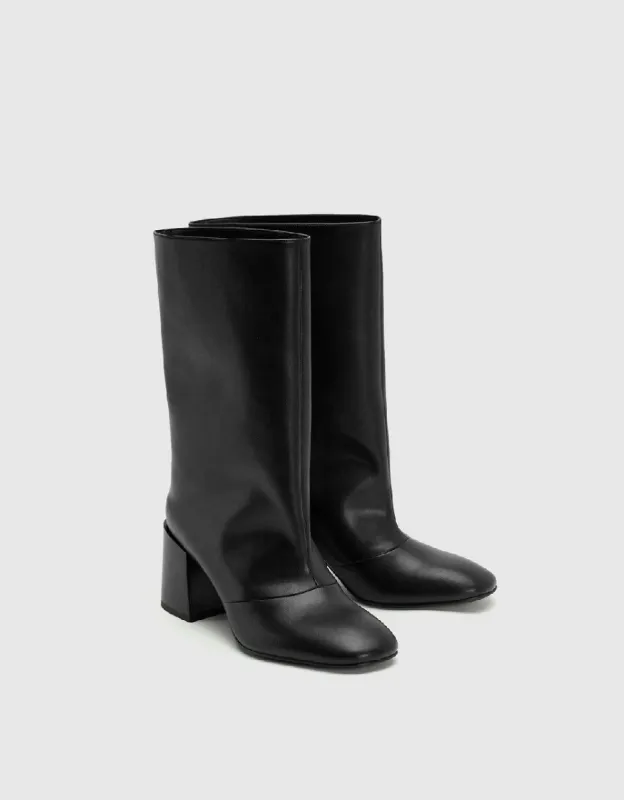 Heeled Round Toe Ankle Boots sold by Urban Revivo