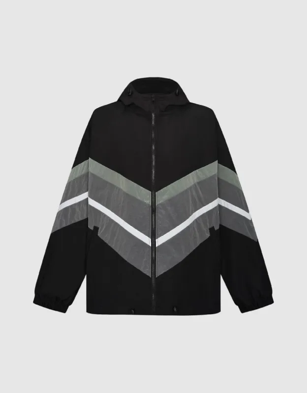 Zipper Front Hoodie Jacket sold by Urban Revivo