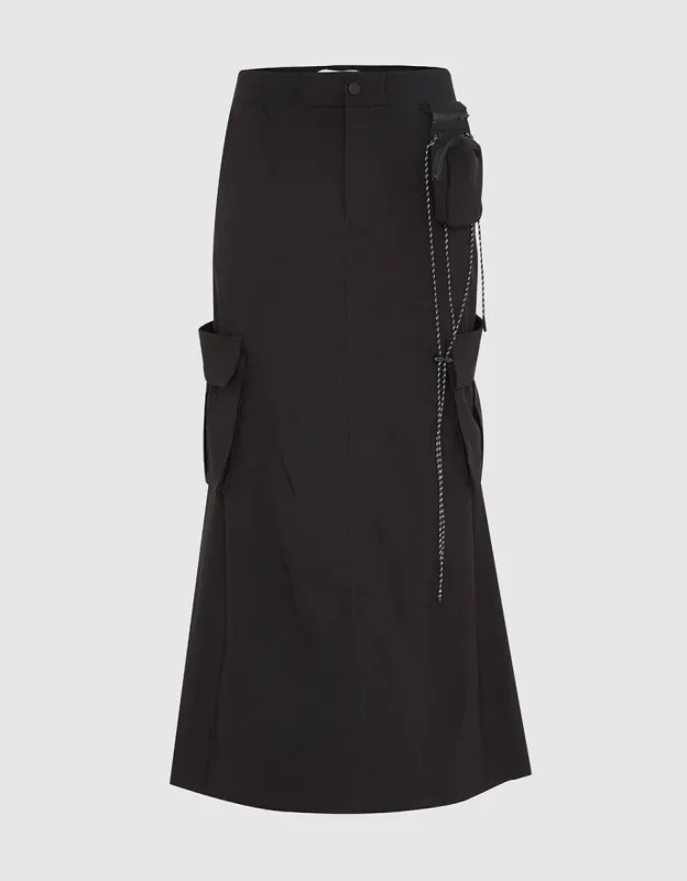 Midi A-Line Skirt sold by Urban Revivo