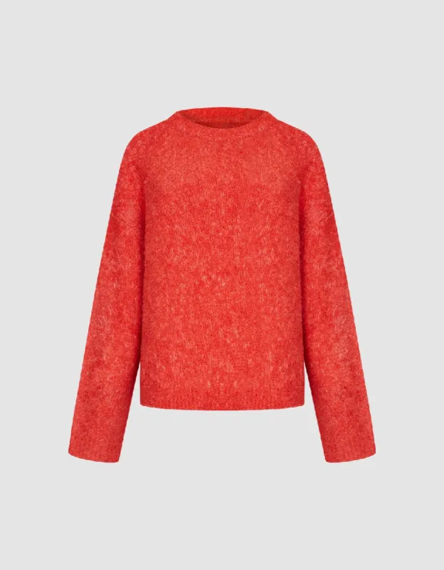 Drop Shoulder Sleeve Sweater sold by Urban Revivo