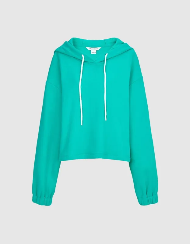 Hooded Loose Sweatshirt sold by Urban Revivo