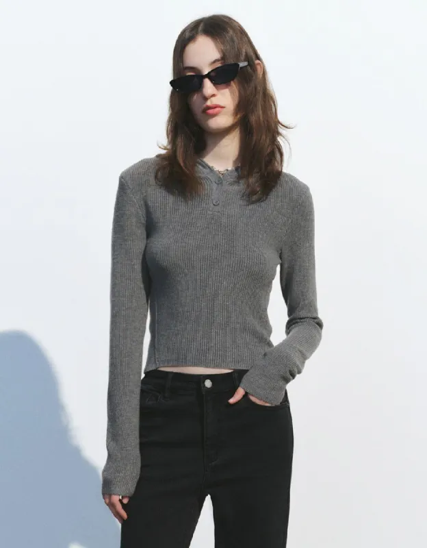 Hooded Knitted T-Shirt sold by Urban Revivo