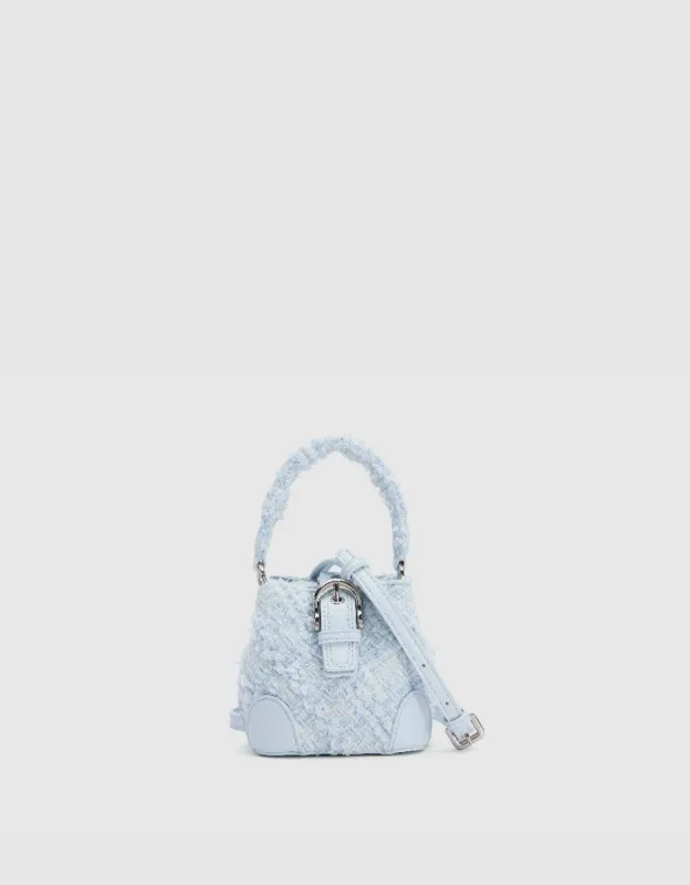 Tweed Shoulder Bag With Buckle sold by Urban Revivo