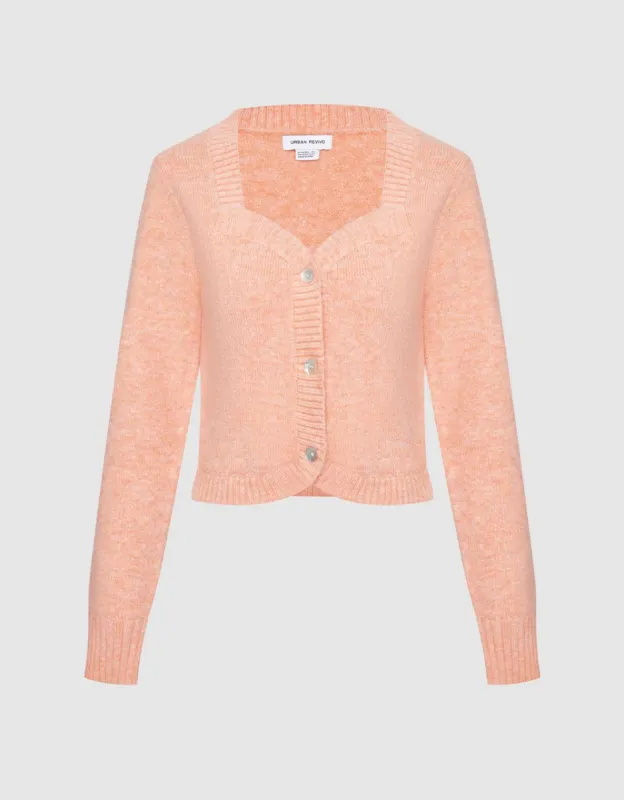 Plain Button Up Cardigan sold by Urban Revivo