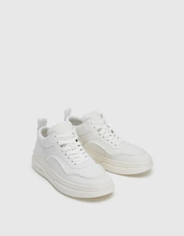 Vegan Leather Loose Sneakers sold by Urban Revivo