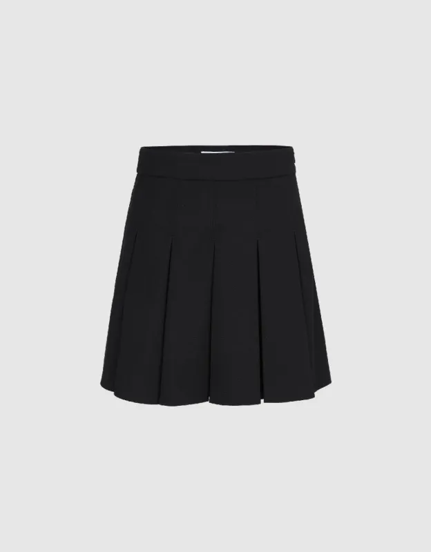 Pleated Mini A-Line Skirt sold by Urban Revivo