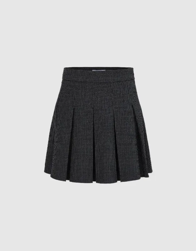 Pleated Mini A-Line Skirt sold by Urban Revivo