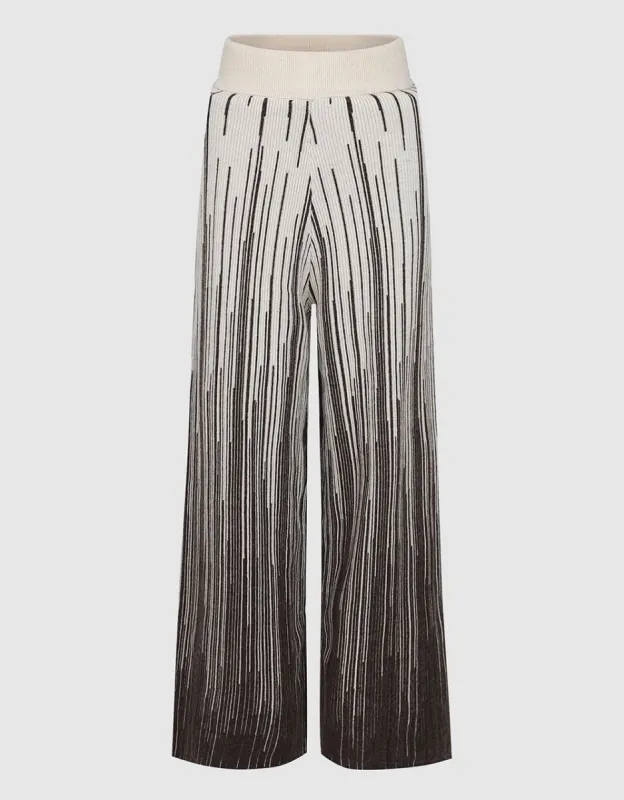 Knitted Straight Pants sold by Urban Revivo