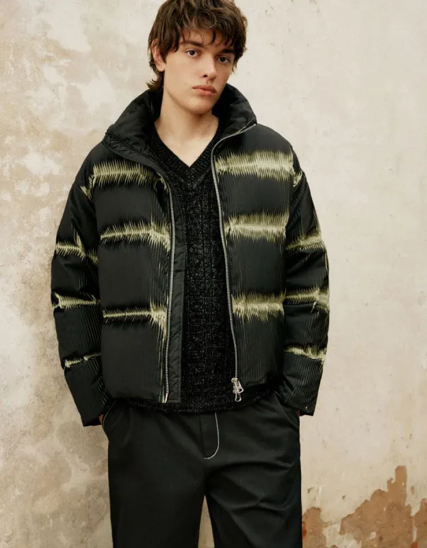 Stand Collar Puffer Jacket sold by Urban Revivo