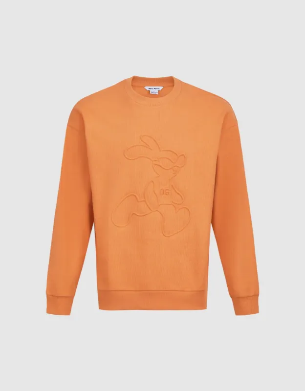 Bunny Print Crew Neck T-Shirt sold by Urban Revivo