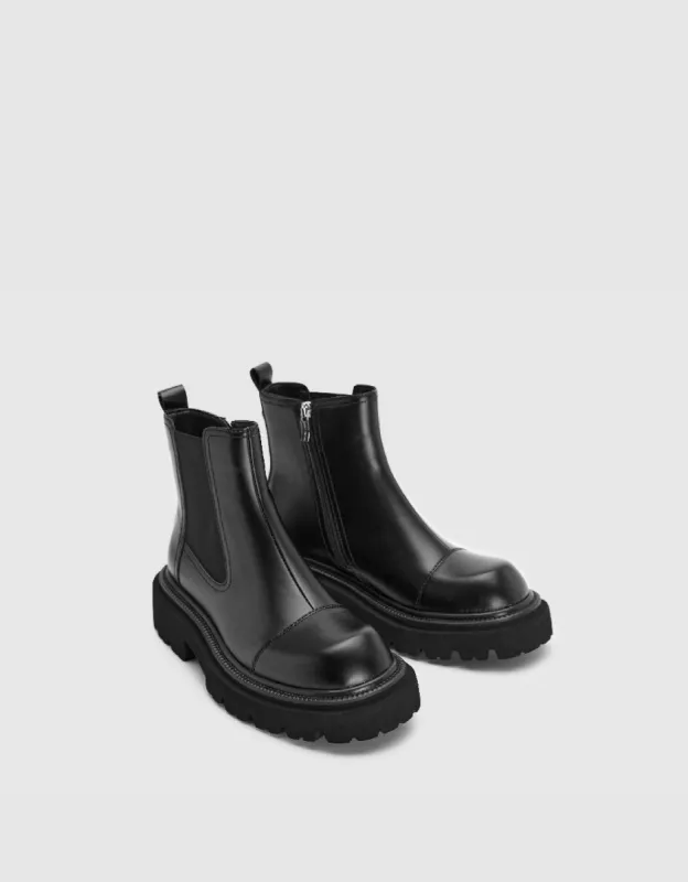 Round Toe Booties sold by Urban Revivo