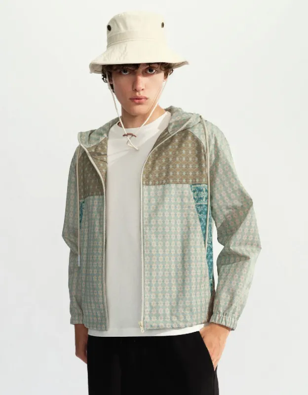 Zipper Front Hooded Jacket sold by Urban Revivo