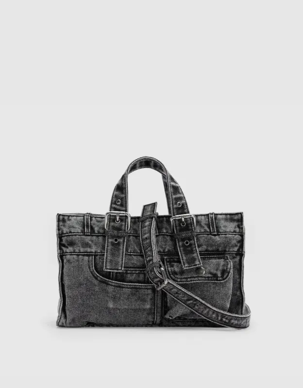 Denim Shoulder Bag sold by Urban Revivo