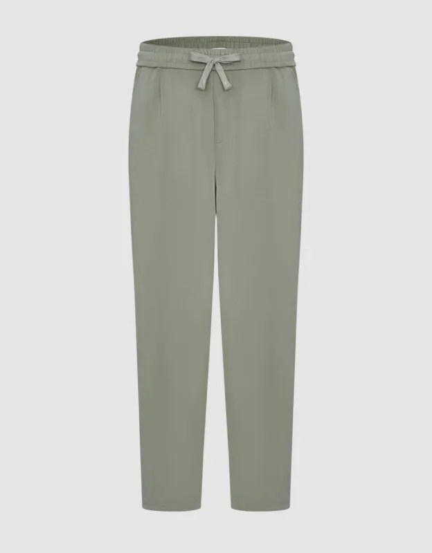 Drawstring Waist Knitted Pants sold by Urban Revivo