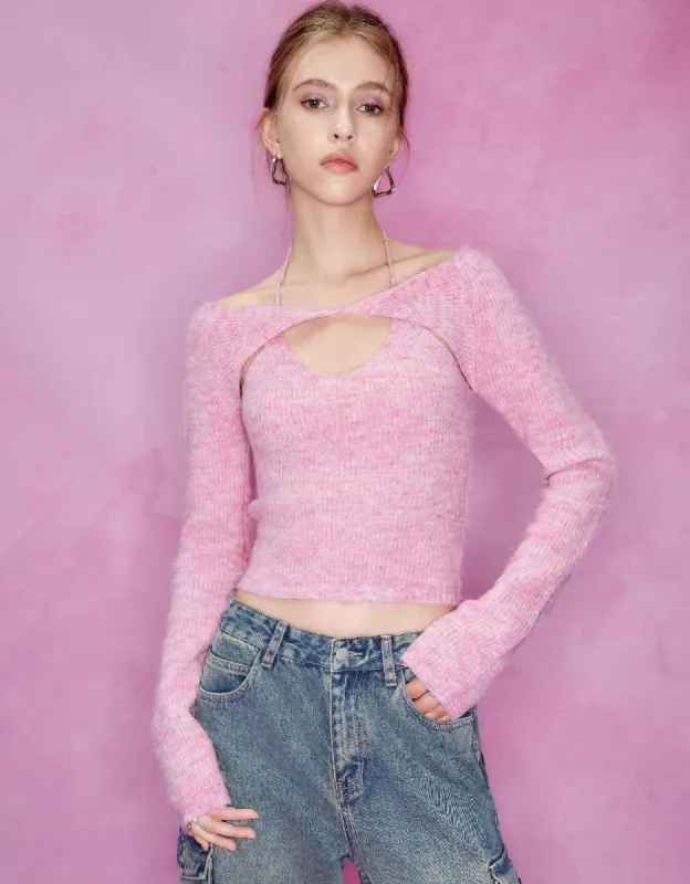 2 In 1 Knitted T-Shirt sold by Urban Revivo