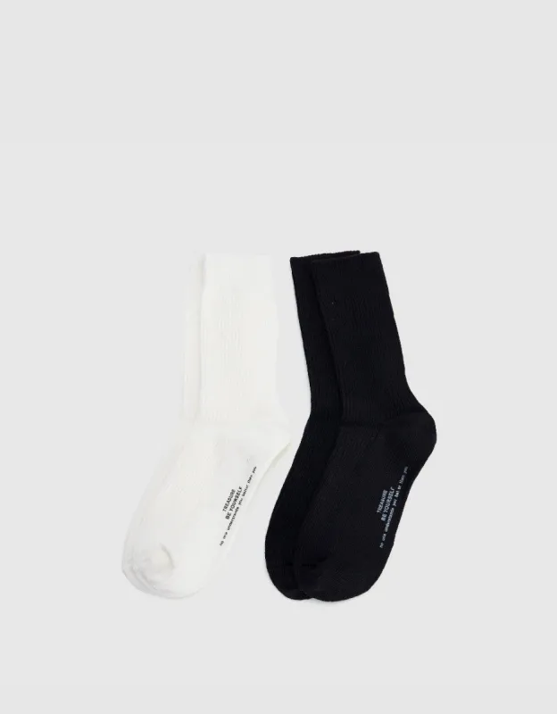 Letter Printed Mid-Length Socks sold by Urban Revivo