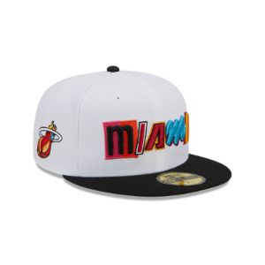 New Era Miami Mashup Vol. 2 Fitted Hat sold by Miami Heat