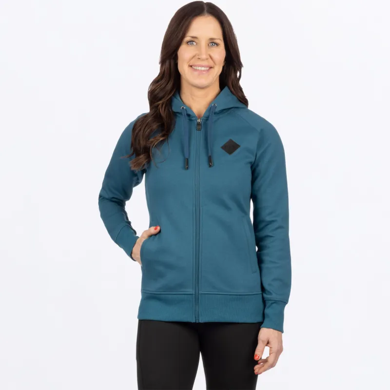 Women's Diamond Zip Hoodie sold by FXR