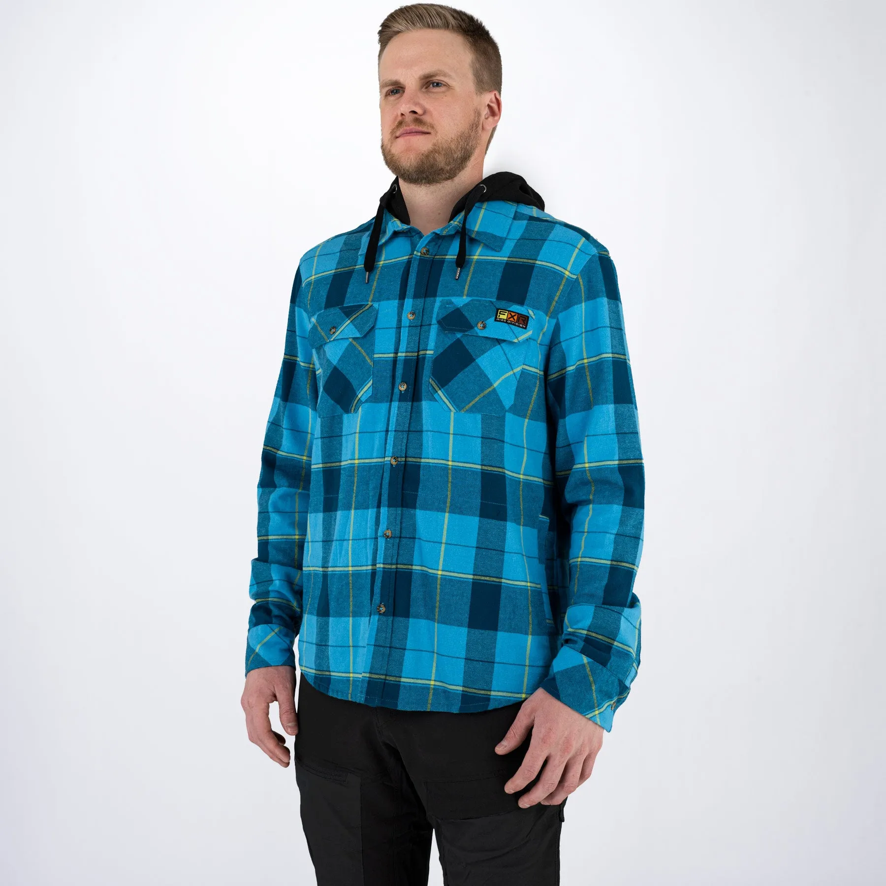 Men's Timber Hooded Flannel Shirt sold by FXR product image thumbnail 5