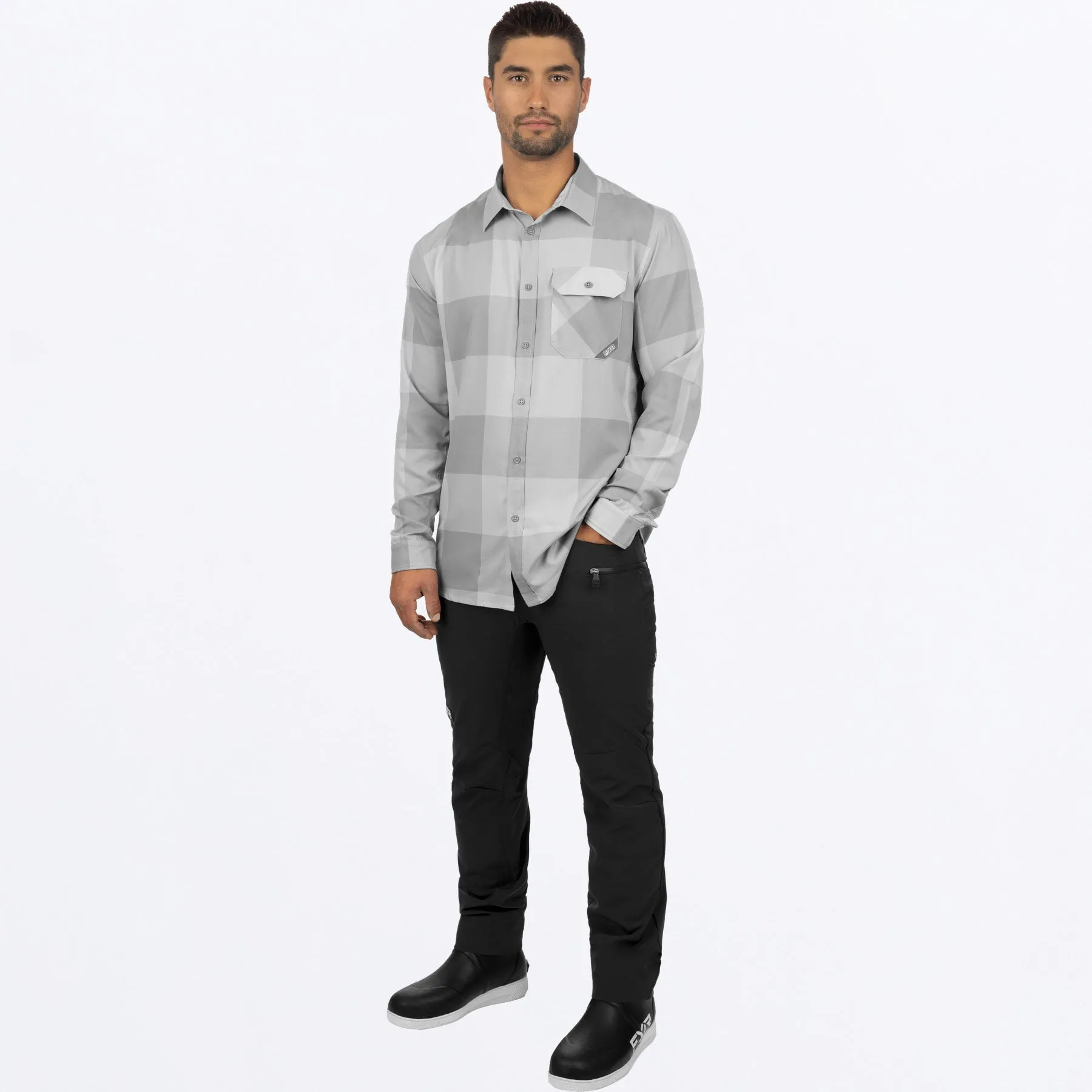 Men's Breeze Performance UPF L/S Shirt sold by FXR product image thumbnail 2
